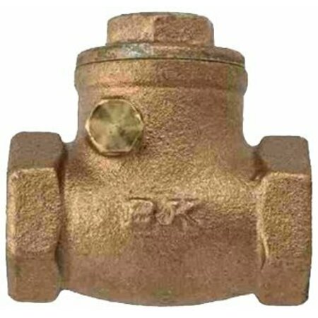 MUELLER INDUSTRIES 1-1/4 NL BRASS CHECK VALVE THRD 101-006NL